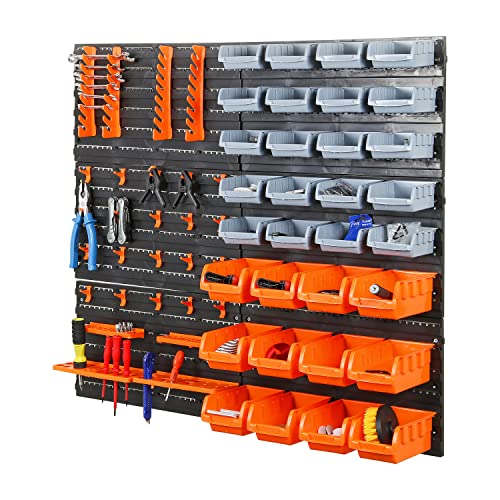 - Taylor & Brown | 66pc | Wall Mounted Storage Bins -