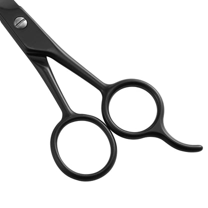- HALO FORGE Beard & Mustache Scissors | Small Straight Stainless Steel Precision Trimming Blade -