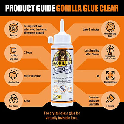 - Gorilla Glue | Clear | 110ml -