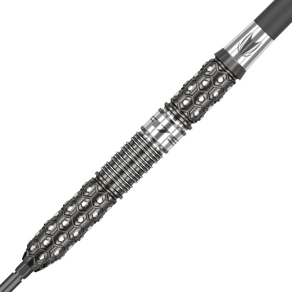 - Target Darts | 24G | 97.5% Tungsten Swiss Point Steel Tip Darts Set | Black and Green -
