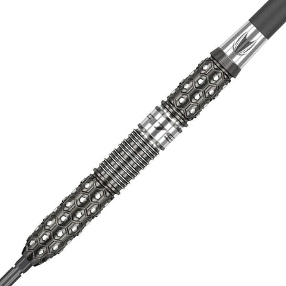 - Target Darts | 24G | 97.5% Tungsten Swiss Point Steel Tip Darts Set | Black and Green -