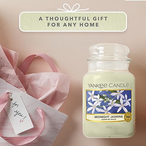 - Yankee Candle Scented Candle, Midnight Jasmine Large Jar Candle, Gifts for Women