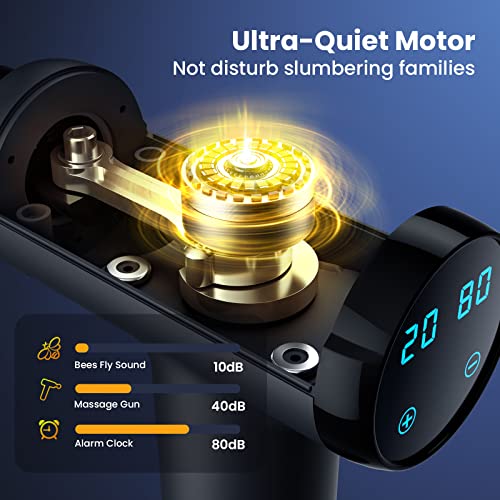 - Massage Gun Deep Tissue | Portable Muscle Massage Device | 8 Massage Heads -