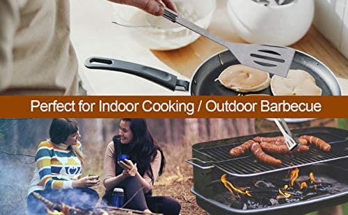 - GQC 3PCS BBQ Grill Tool Set | Stainless Steel Barbecue Grilling Utensils Kit with Carry Bag -