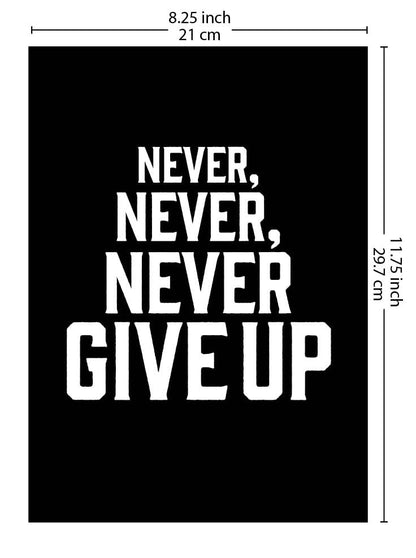 - Verbier Inspirational Quotes Wall Art - 12 x A4 motivational posters for room decor -