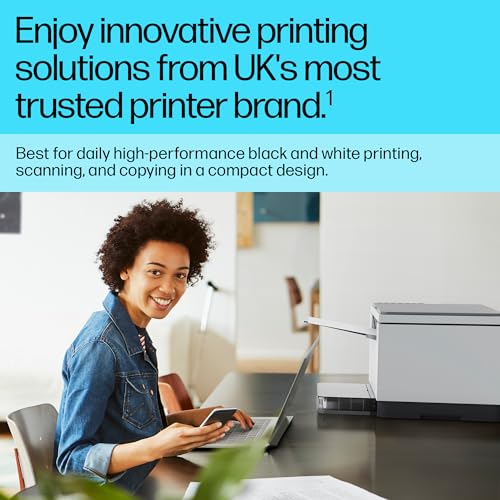 - HP LaserJet M234dw Wireless Black & White Multi-function Printer -