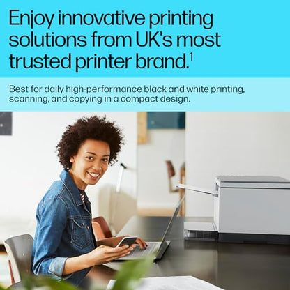 - HP LaserJet M234dw Wireless Black & White Multi-function Printer -