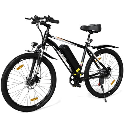 COLORWAY Electric Bike for Adults, 26" Mountain Bike, Electric Bicycle Commute E-bike with 36V 15Ah Removable Battery, LCD Display, Dual Disk Brake,Range up to 45-100km.