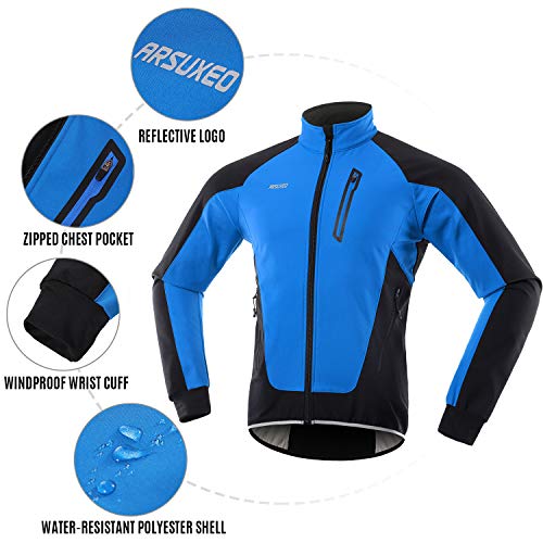 - Lixada Men Cycling Jacket | Waterproof & Windproof Thermal Fleece | Cycling Jersey -