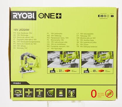 - Ryobi R18JS-0 ONE+ | Jigsaw with LED | 18 V (Body Only) -