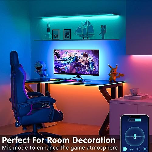 - Keepsmile 30M Led Strip Lights | (2 Rolls of 15M) | Bluetooth Smart App Control -