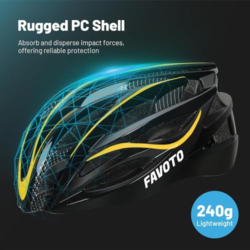 - Favoto Bike Helmet Bicycle Helmet | Lightweight Cycle Helmet -