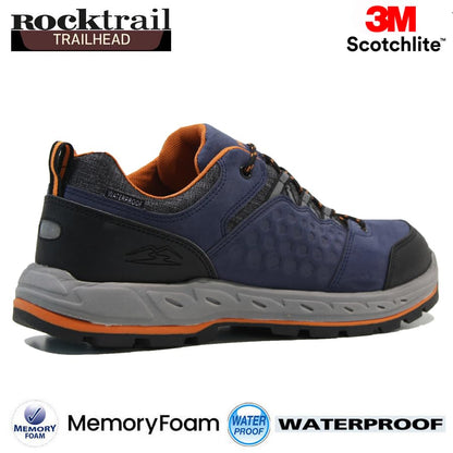 - Mens Waterproof Hiking Trainers | Memory Foam | Sturdy Grip -