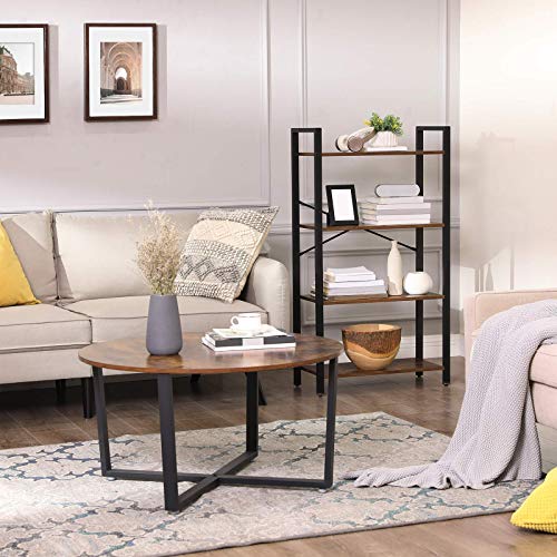 - VASAGLE 4 Tier Shelf Bookcase -