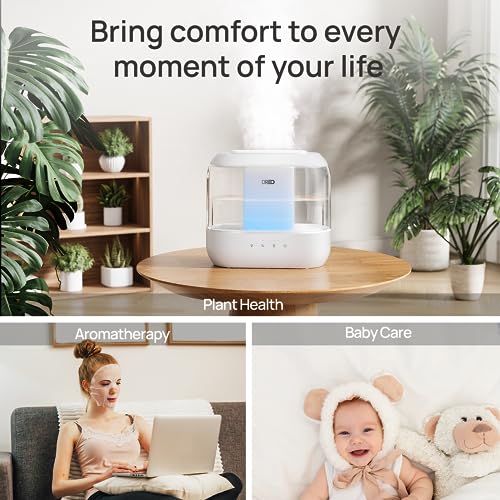 - Dreo Humidifier | 4L | Cool Mist Humidifiers | Quiet Humidifier | Essential Oil Diffuser -