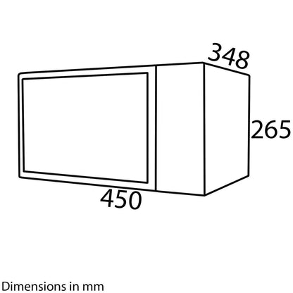 - SIA FAM21WH 20L White Microwave | Freestanding | Analogue Dials | 700W -