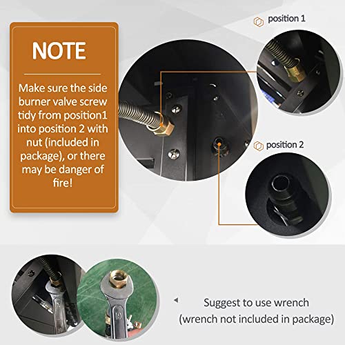 - Outsunny Gas Burner Barbecue | Grill 3+1 Burner -