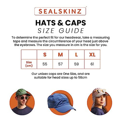 - SEALSKINZ | Waterproof All Weather Cap | Black -