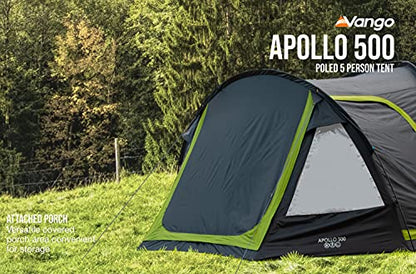 - Vango Apollo 500 5-Man Family Dome Tent -