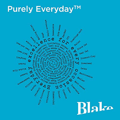 Blake Purely Everyday DL 110 x 220 mm 90 gsm Self Seal Wallet Envelopes (13882/100 PR) White - 100 Count ( Pack of 1)