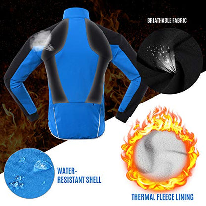 - Lixada Men Cycling Jacket | Waterproof & Windproof Thermal Fleece | Cycling Jersey -