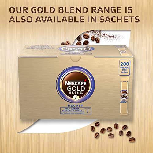 - NESCAFÉ Gold Blend | Decaf Instant Coffee | 500g Tin -