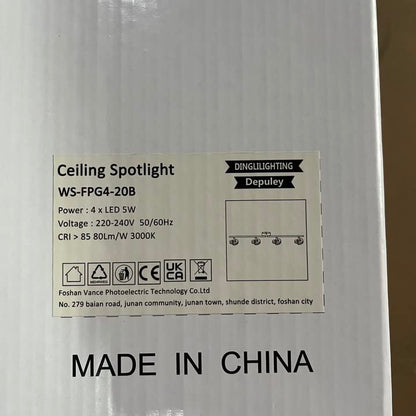 - PADMA LED Ceiling Light | Kitchen 4 Way Adjustable Flush Round Ceiling Lights -