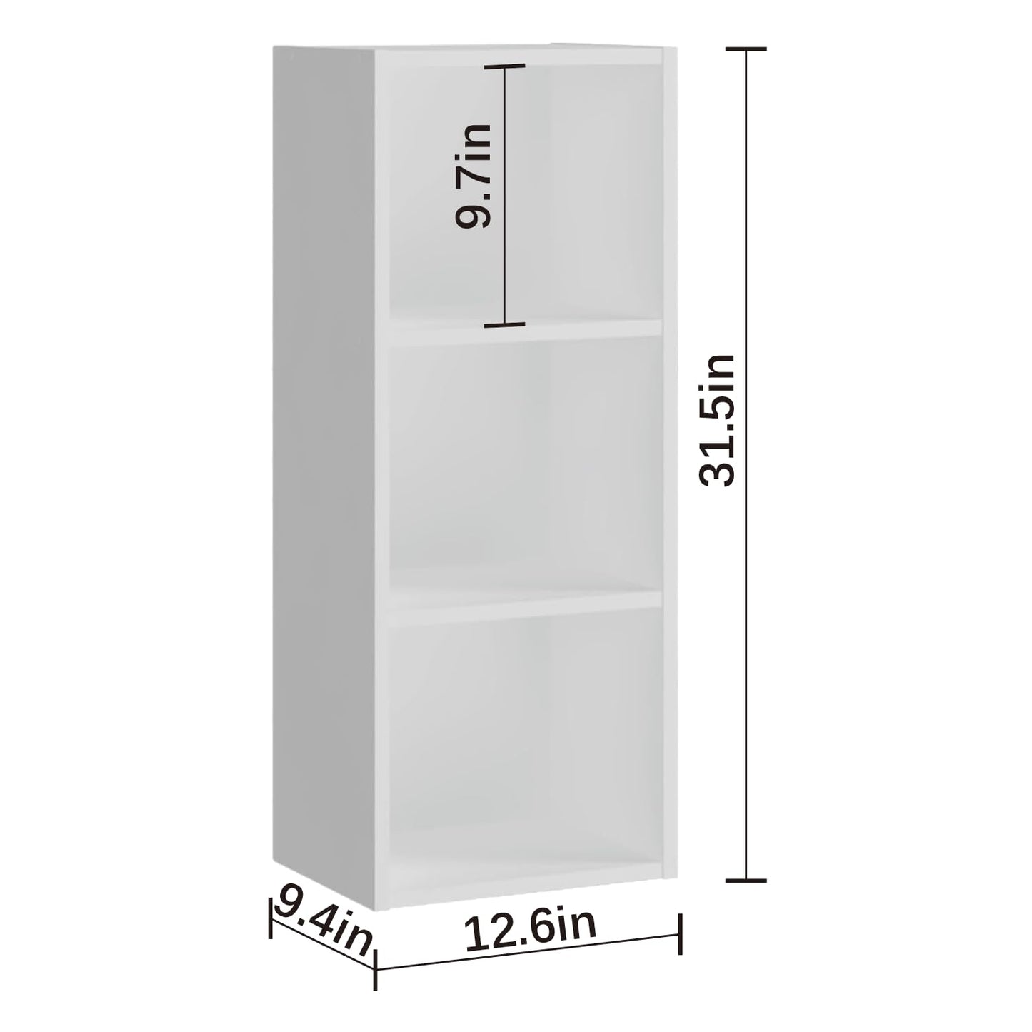 - Panana Wooden Cube Bookcase | 2/3/4/5/6 Tier Display Unit -