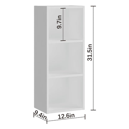 - Panana Wooden Cube Bookcase | 2/3/4/5/6 Tier Display Unit -