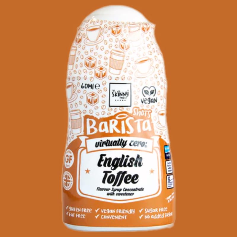 - Skinny Food Co Barista Shots Coffee Syrup Set | Pack of 6 x 60ml -