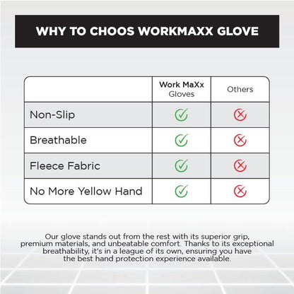 -  WORKMAXX Gardening Working Gloves Garden Thorn Proof Flexible Heavy Duty