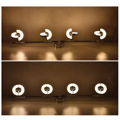 - PADMA LED Ceiling Light | Kitchen 4 Way Adjustable Flush Round Ceiling Lights -