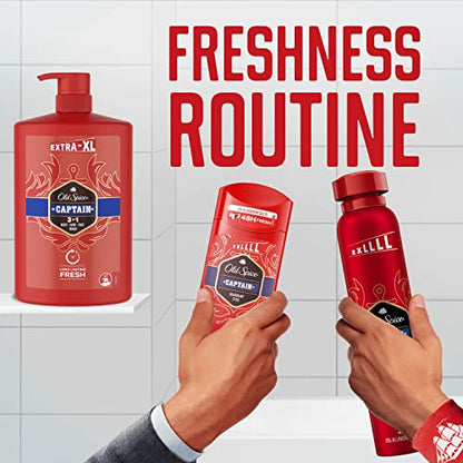 - Old Spice Captain Shower | 1000ml | 3-in-1 -
