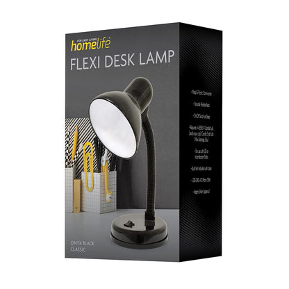 - HOMELIFE 35w 'Classic' Flexi Desk Lamp | Versatile Flexible Neck | Integral On/Off Switch -
