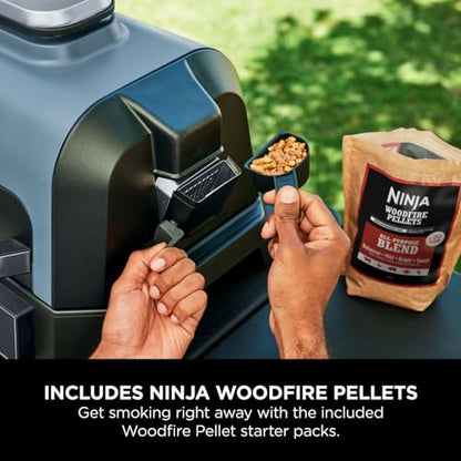 - Ninja Woodfire Pro Connect XL Electric BBQ Grill and Smoker | App Control | Digital Probe -