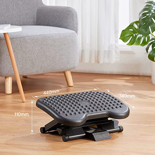 - HUANUO Adjustable Under Desk Footrest | Foot Rest for Under Desk -