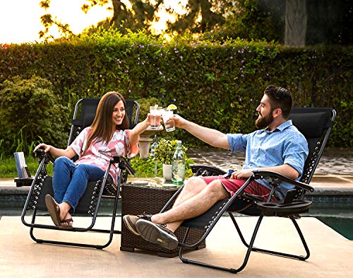 - Straame Garden | Zero Gravity Chair | Set of 2 | Heavy Duty Textoline -