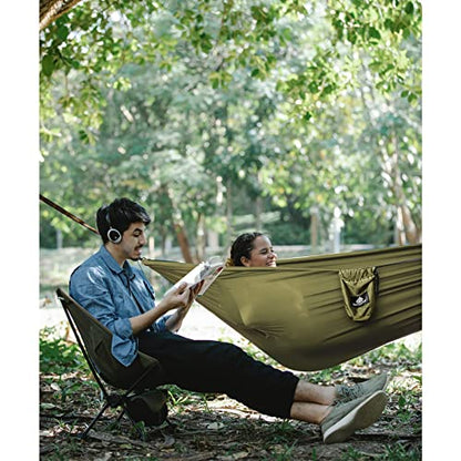 - NATUREFUN Ultra-Light Travel Camping Hammock | 300kg Load Capacity,(275 x 140 cm) -