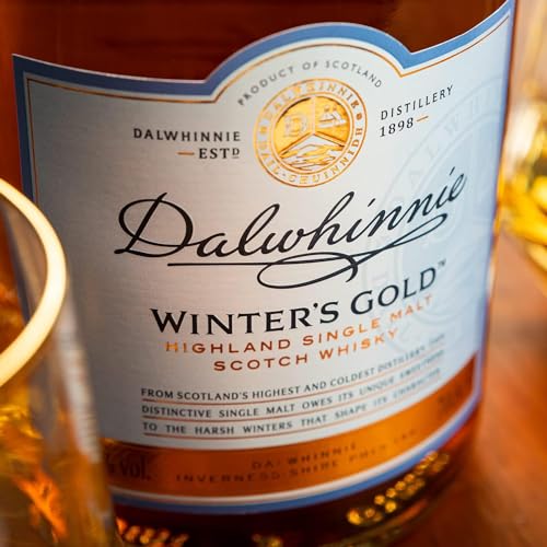 Dalwhinnie Winter's Gold Single Malt Scotch Whisky | 43% vol | 70cl | Rich- Textured Highland Whisky | Honeyed with Notes of Heather & Peat | with Gift Box