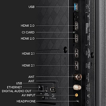 - Hisense 65 Inch QLED Gaming TV 65E7KQTUK PRO | 144Hz VRR | HDMI 2.1 | Freesync Premium | Quantum Dot Colour | VIDAA U7 | Youtube | Freeview Play | Netflix | Disney+ -
