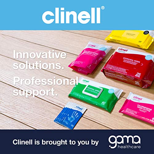 Clinell Universal Cleaning and Disinfectant Wipes Bucket - Pack of 225 - Multi Purpose Wipes, Kills 99.99% of Germs, Effective from 30 Seconds