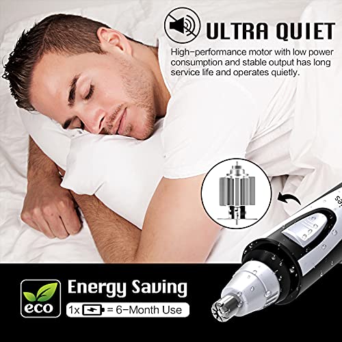- Ear and Nose Hair Trimmer Clipper | 2024 Professional Painless Eyebrow & Facial Hair Trimmer -
