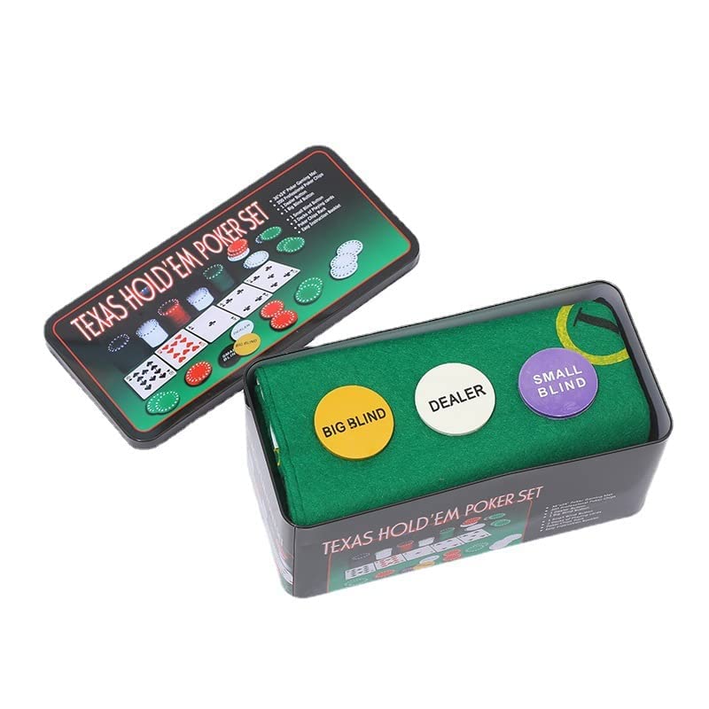 - Poker Chip Set for Texas Holdem | Blackjack 200 Chips Poker Set | 200 pcs -