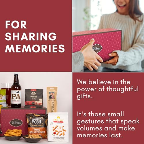 - Fathers Day Craft Beer and Snacks Hamper Gift Box for Dad –