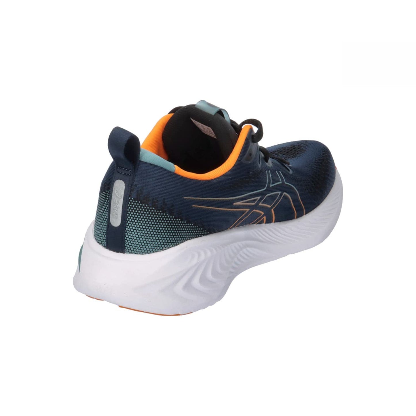ASICS Cumulus 25 Man Running Shoes Blue Orange
