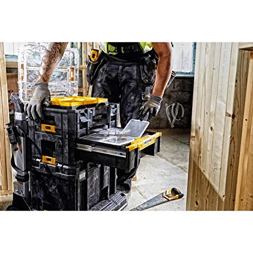 - DEWALT DWST1-70705 T-Stak III Tool Storage Box with Drawer | Yellow/Black | 17.6 cm*44.0 cm*31.4 cm -