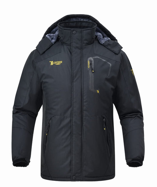 - donhobo Men's Fleece Jacket | Waterproof Warm Jacket | Windproof Camping Hiking Coat -