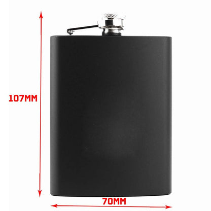 - EDSG Personalised Hip Flask | Engraved Whisky Flask 6oz Pocket Flask | Custom Gift for Best Man Fathers Day Wedding | Gift for Dad Daddy Father Grandpa Granddad Hand Finished in UK (Any Text)