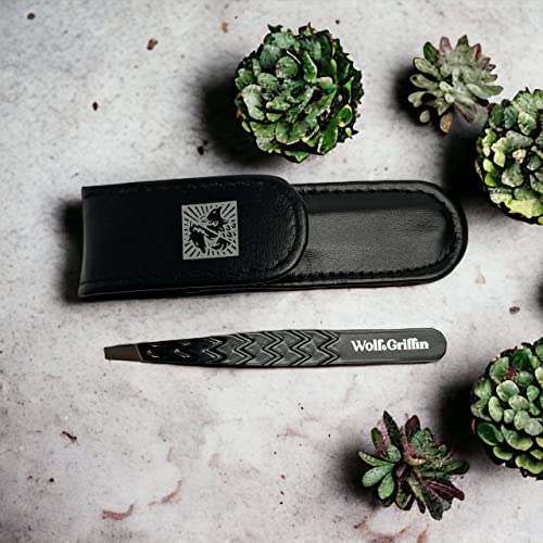 - Wolf & Griffin Black Edition Ultimate Precision Tweezers with Case