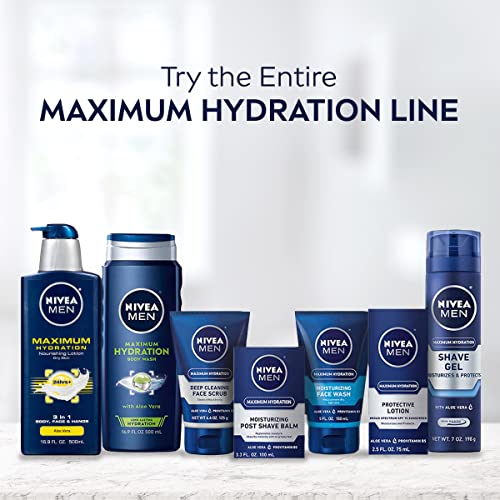 - Nivea For Men Maximum Hydration Nourishing Lotion for Dry Skin | 16.9 Ounce -